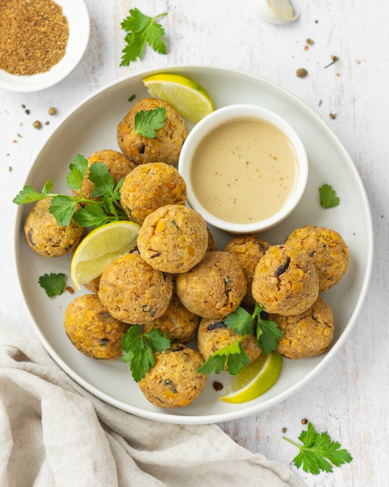 Polpette di lenticchie rosse speziate