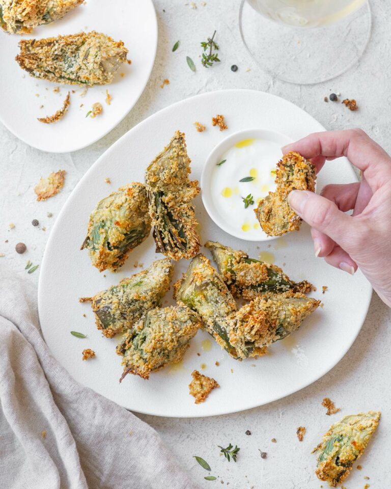 La ricetta dei carciofi gratinati in friggitrice ad aria