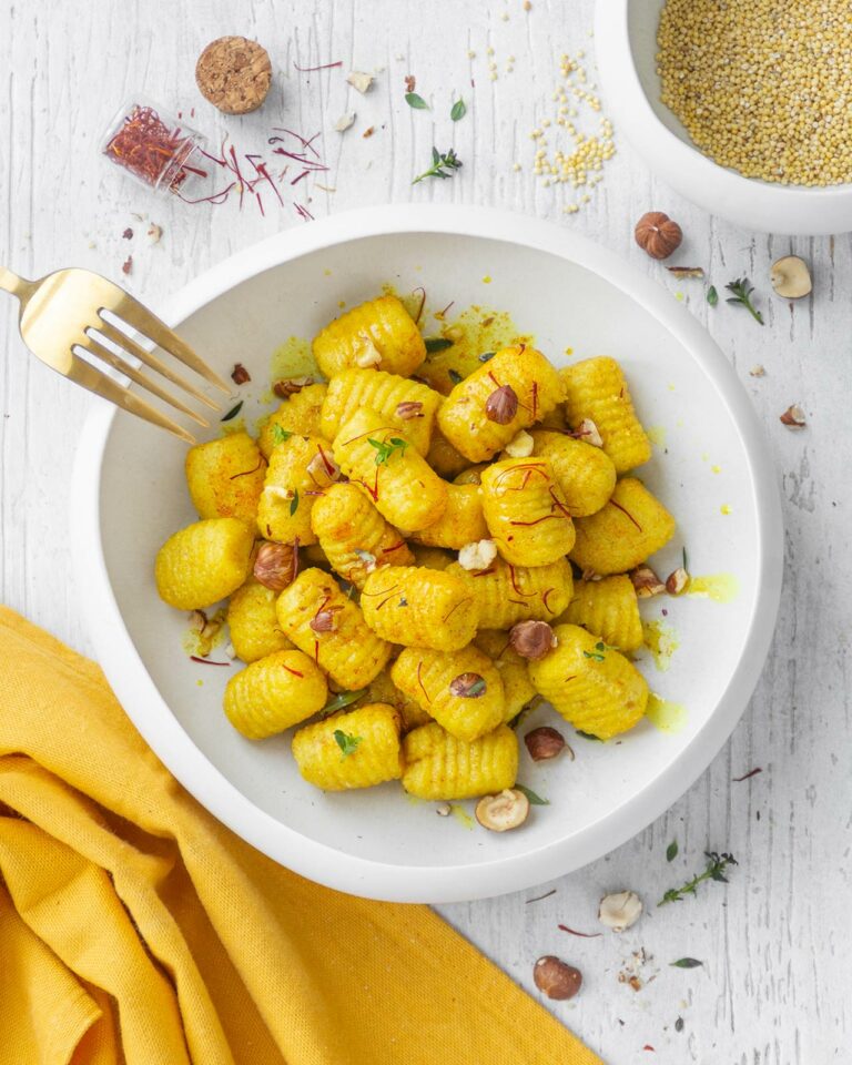 Gnocchi di miglio allo zafferano: la ricetta senza glutine