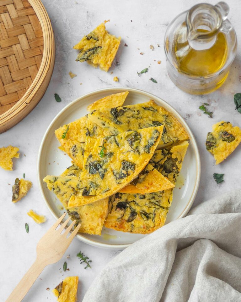 Farifrittata di cavolo nero: la frittata vegan di farina di ceci