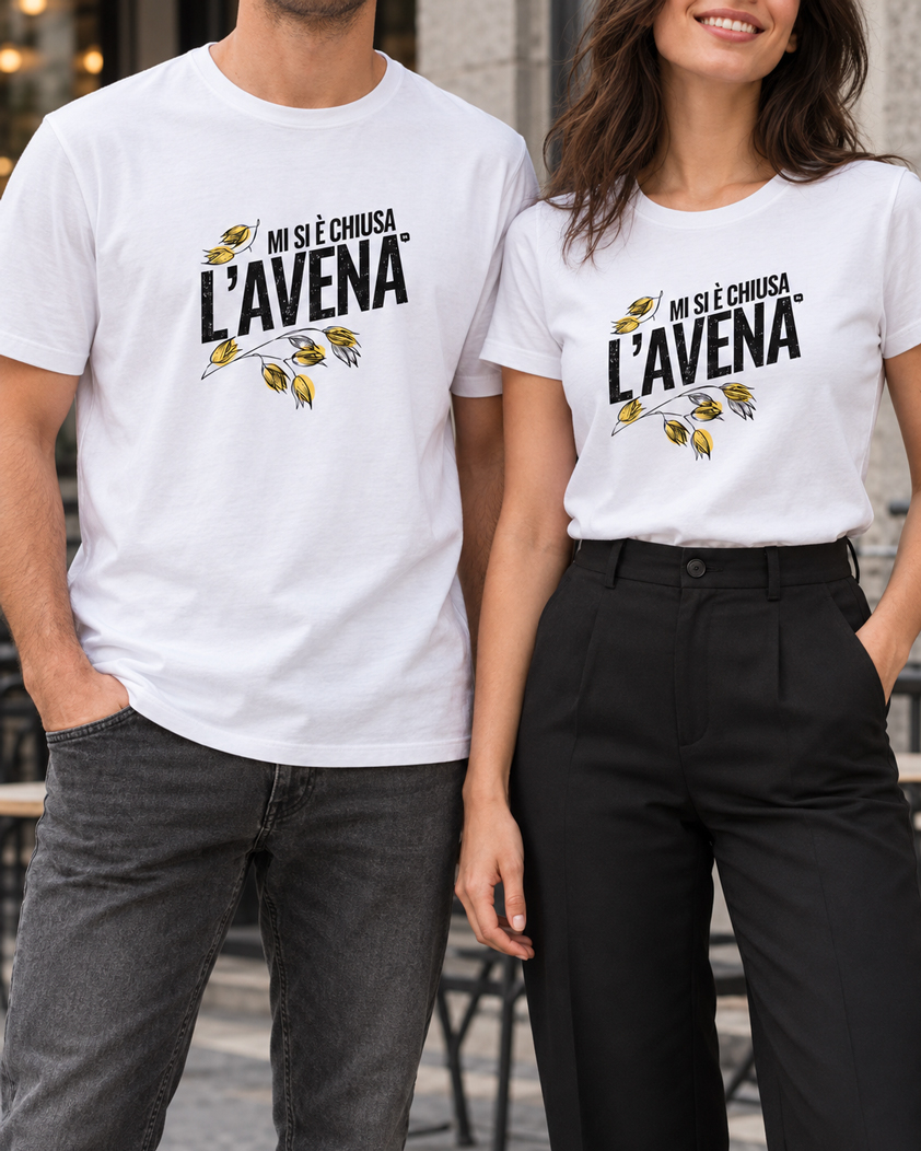 Mi si è chiusa l'avena - l'ennesima t-shirt by Anna Fracassi